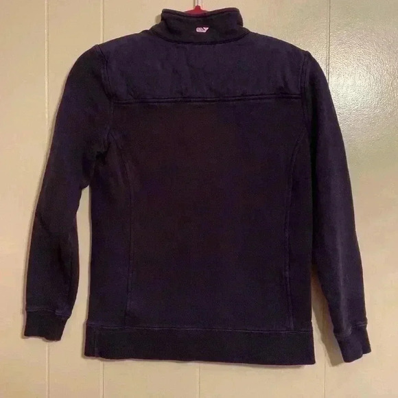 Vineyard Vines XXS Navy Sweat Shirt 1/4 zip - Picture 2 of 7